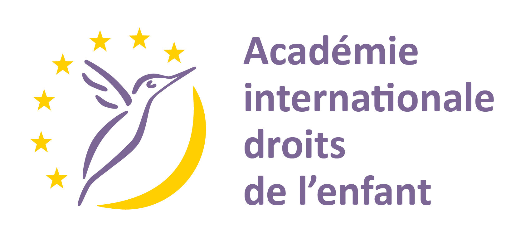 logo académie internationale droits de l'enfant AIDDE colibri