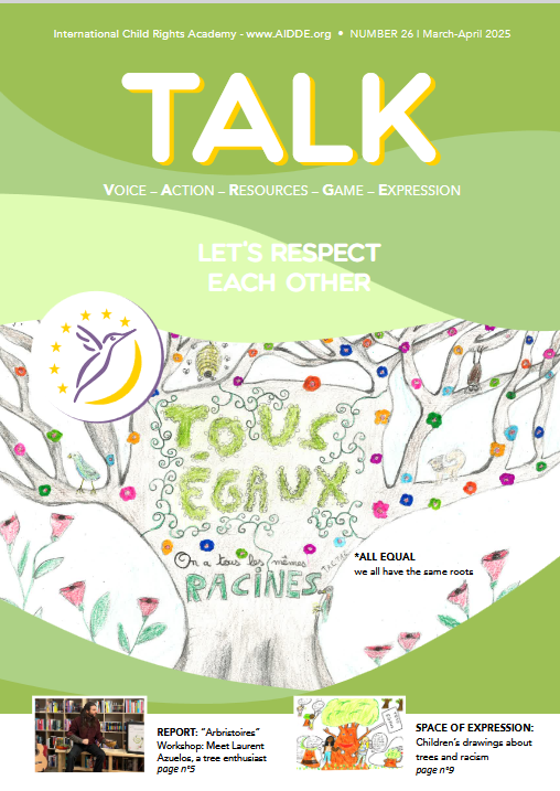 Journal numero 10 TALK AIDDE.org Académie internationale droits de l'enfant- journal sur les droits de l'enfant