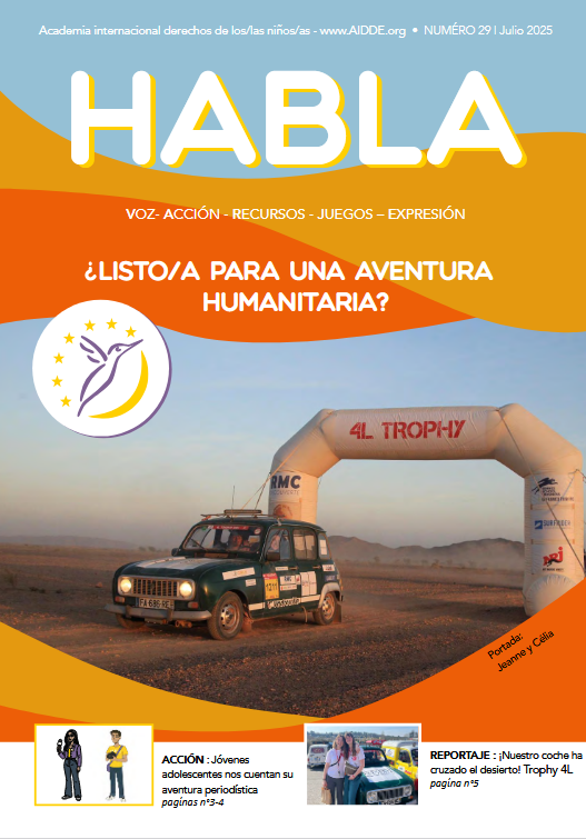 Journal numero 10 HABLA AIDDE.org Académie internationale droits de l'enfant- journal sur les droits de l'enfant