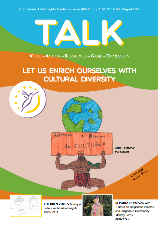 Capture d’écran ENG Journal numero 10 TALK AIDDE.org Académie internationale droits de l'enfant- journal sur les droits de l'enfant
