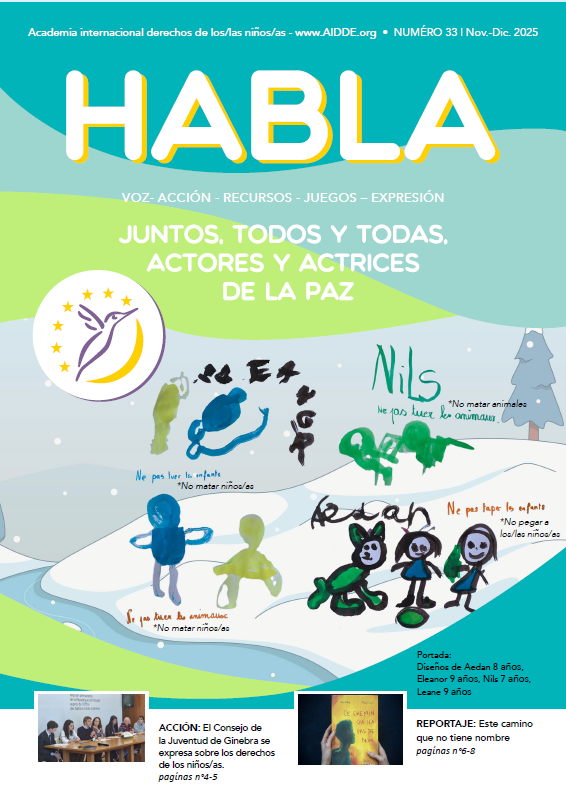 Journal numero 10 HABLA AIDDE.org Académie internationale droits de l'enfant- journal sur les droits de l'enfant