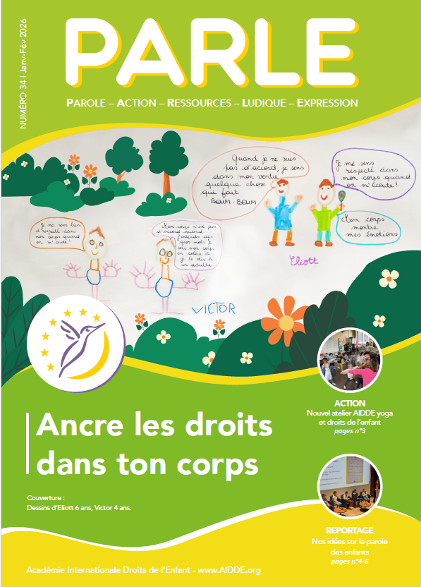 Journal numero 11 septembre 2023 PARLE AIDDE.org Académie internationale droits de l'enfant- journal sur les droits de l'enfant, genève, suisse. Cliquez ici pour découvrir les nouveaux témoignages des enfants.